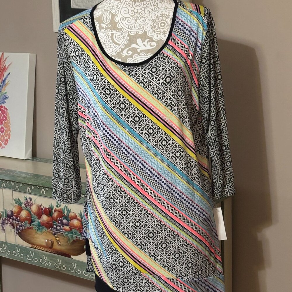 Abstract Print Tunic